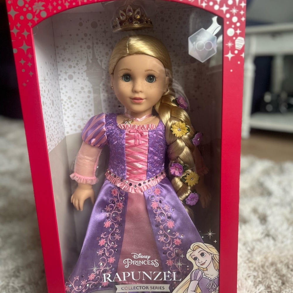 Disney 100 Princess Rapunzel Swarovski American Girl Doll Limited Edition
